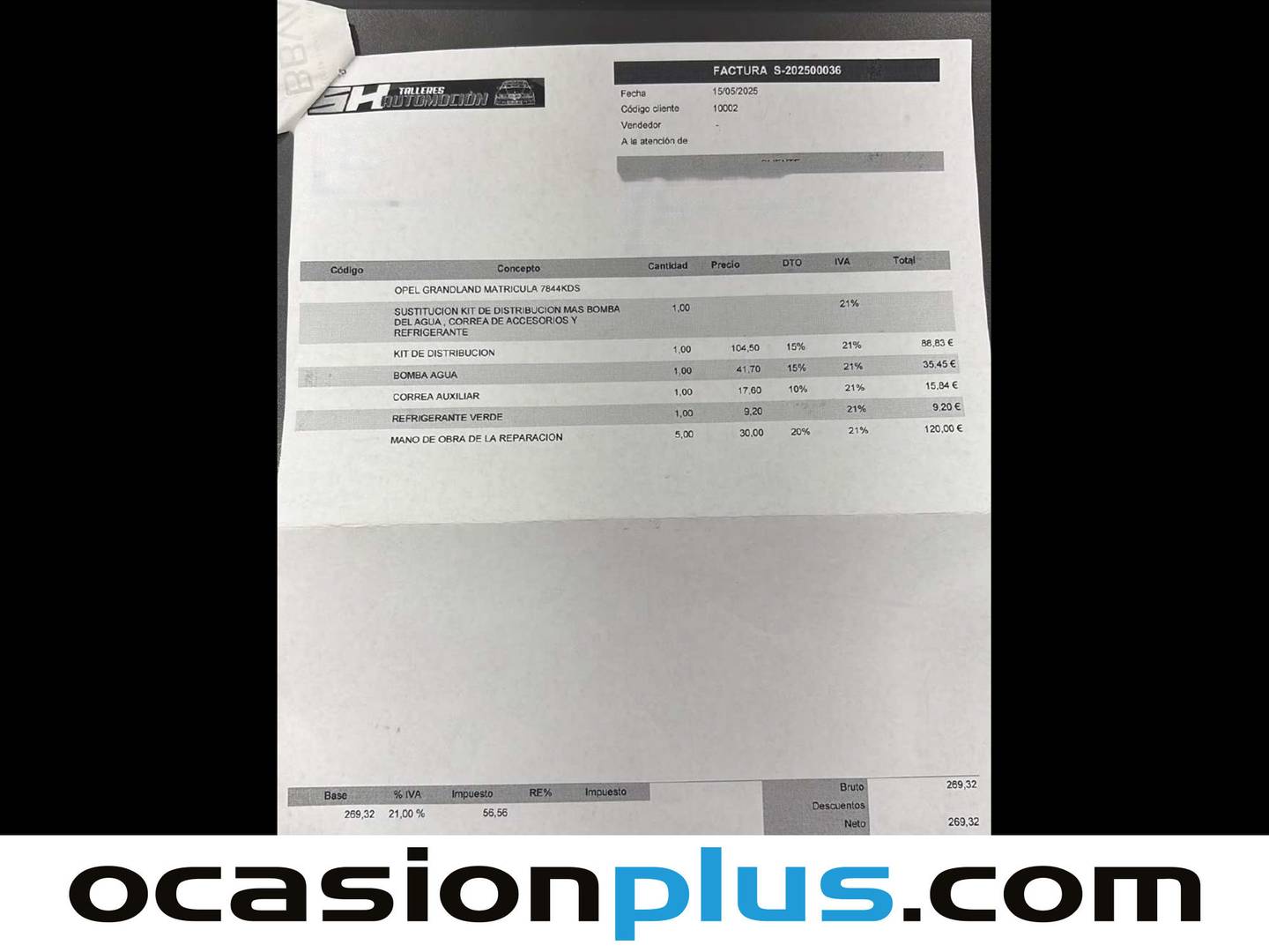 Foto del mantenimiento del Opel Grandland X Opel Grandland X 1.6 CDTi Excellence Auto (120 CV)