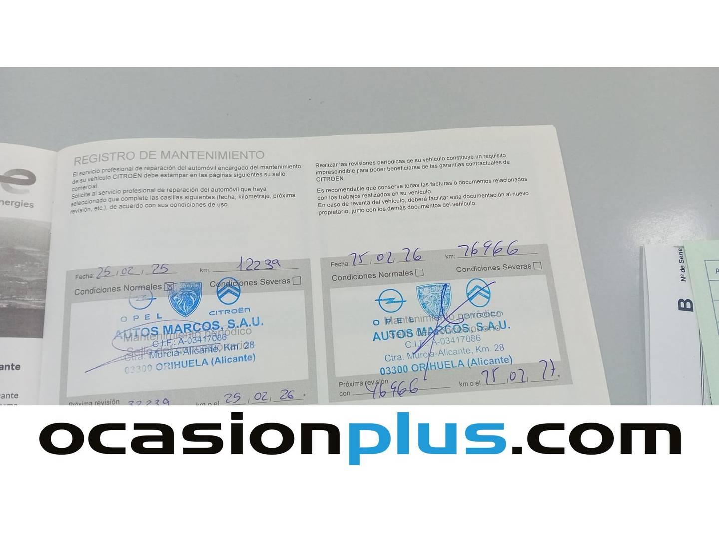 Foto del mantenimiento del Citroën C4 Citroën C4 PureTech 130 S&S Plus EAT8 (131 CV)