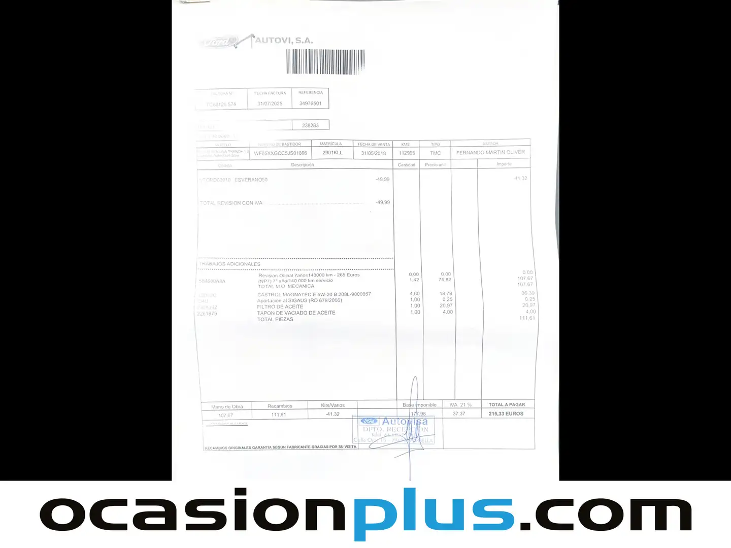 Foto Ford Focus Ford Focus 1.0 Ecoboost Business (125 CV)