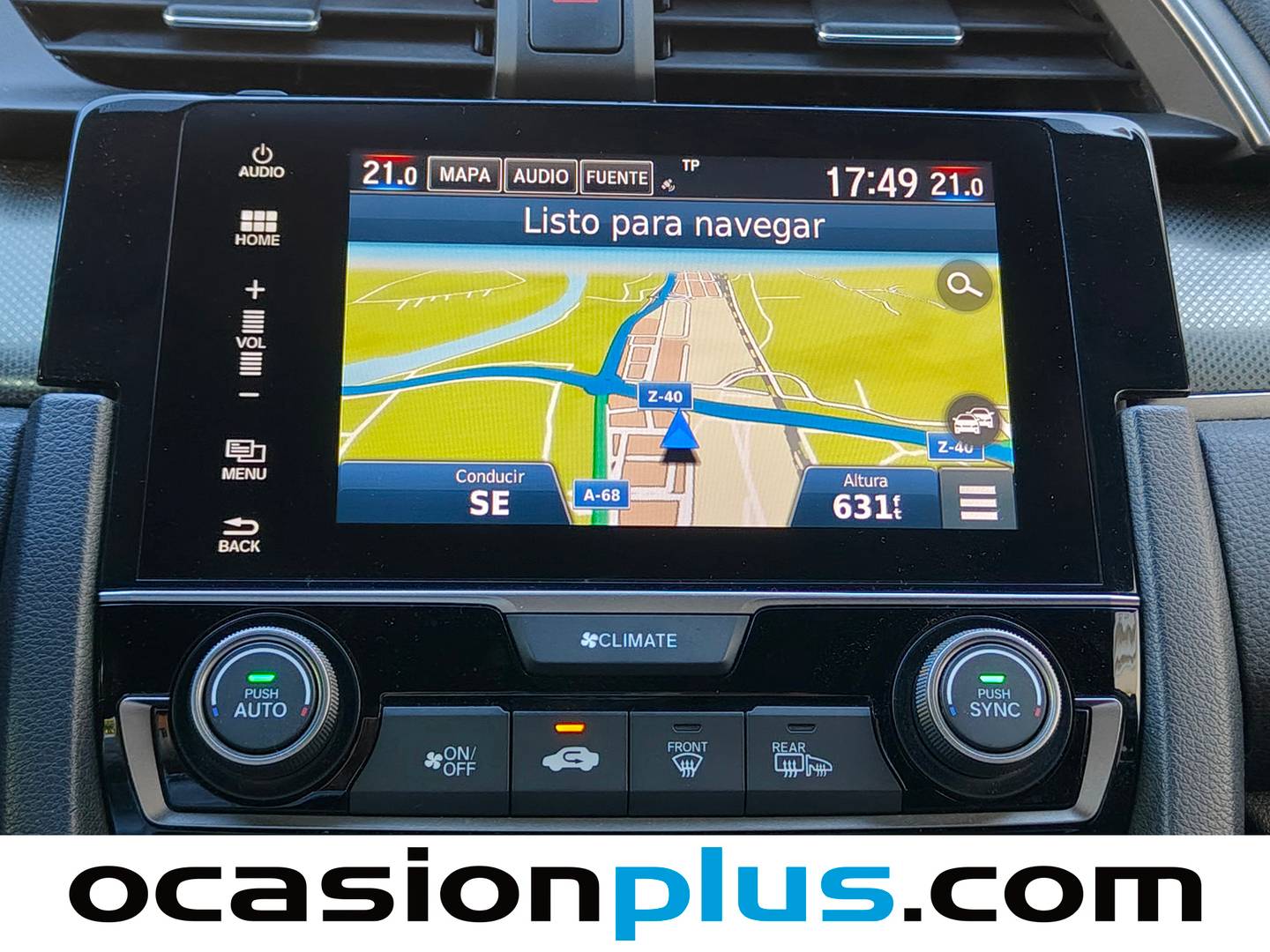 Extras y acabados del Honda Civic Honda Civic 1.6 i-DTEC Elegance Navi (120 CV)