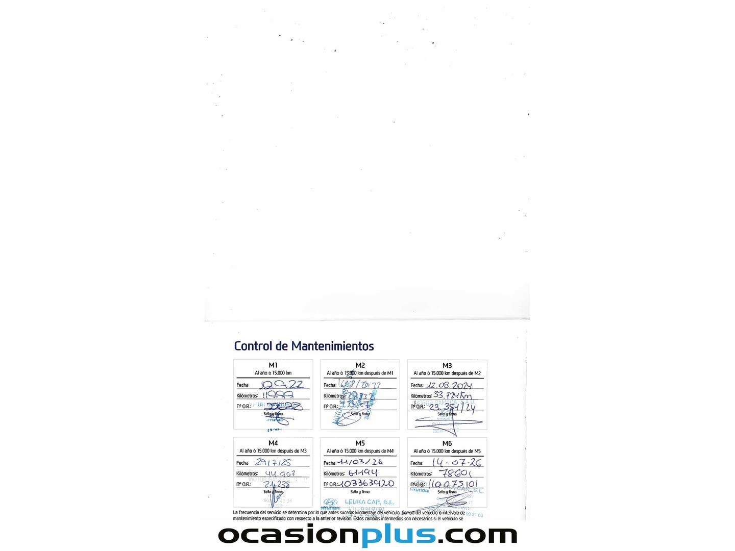 Foto del mantenimiento del Hyundai Kona Hyundai Kona 1.6 GDI HEV Tecno 2C DCT (141 CV)