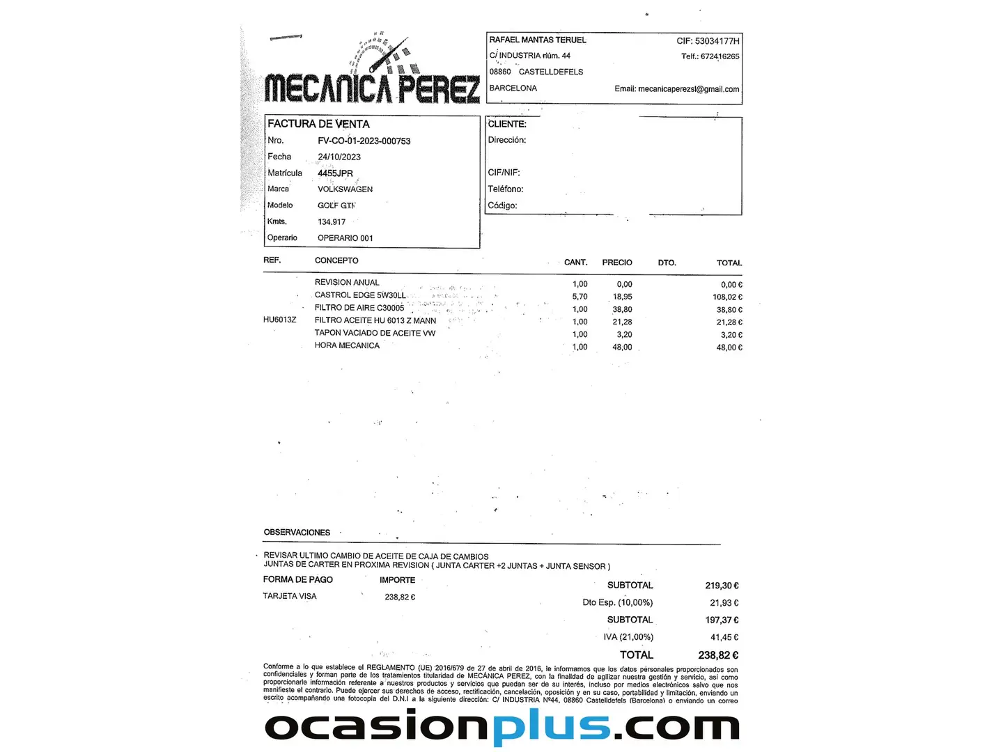 Foto Volkswagen Golf Volkswagen Golf GTI 2.0 TSI  (220 CV) DSG