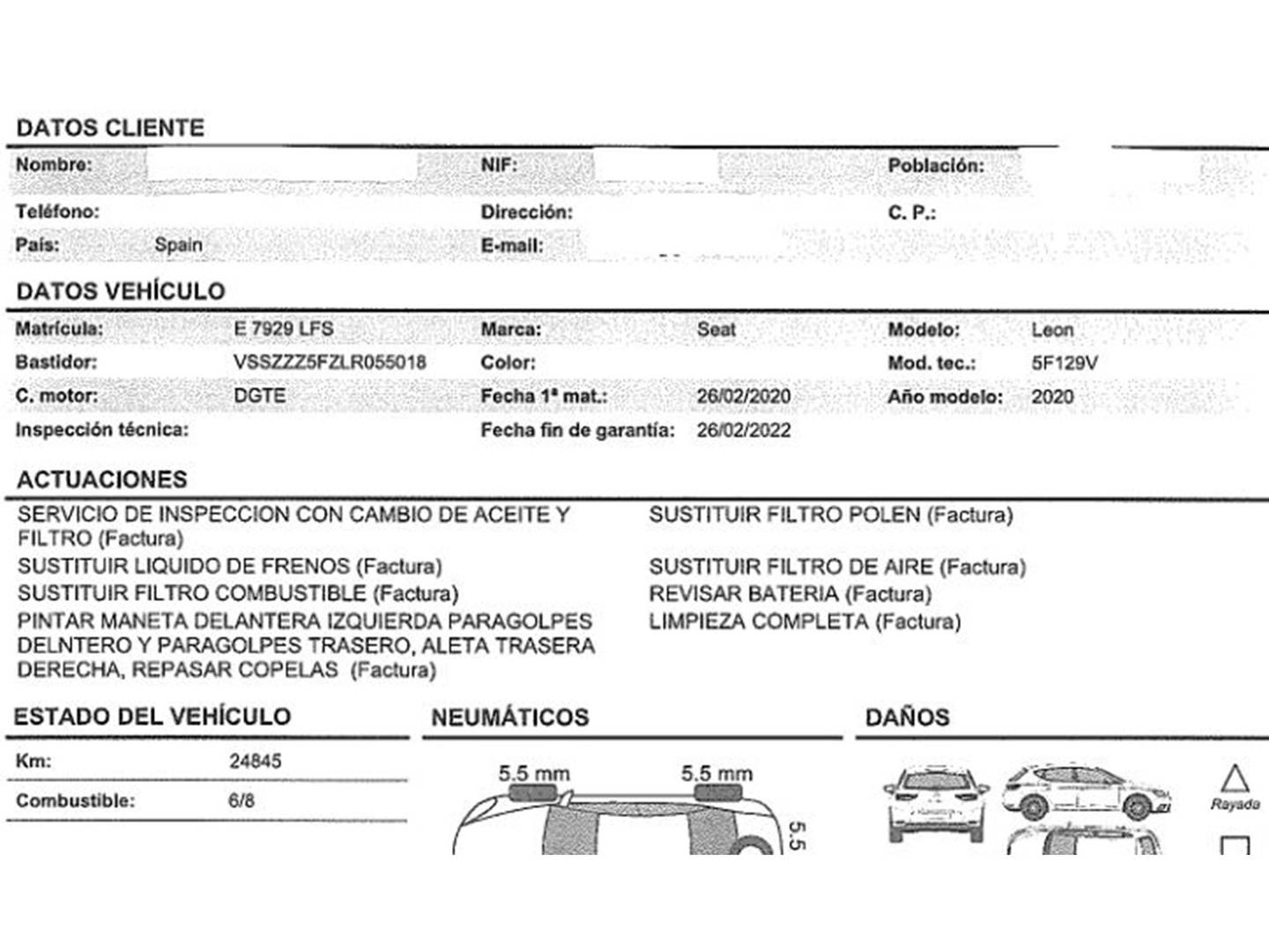 Foto Seat León SEAT León 1.6 TDI S&S Style Visio Edition (115 CV)