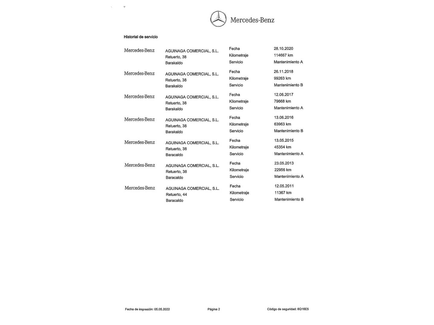 Foto del mantenimiento del Mercedes Clase E Mercedes Clase E E 350 CDI Coupe Blue Efficiency Avantgarde (231 CV)