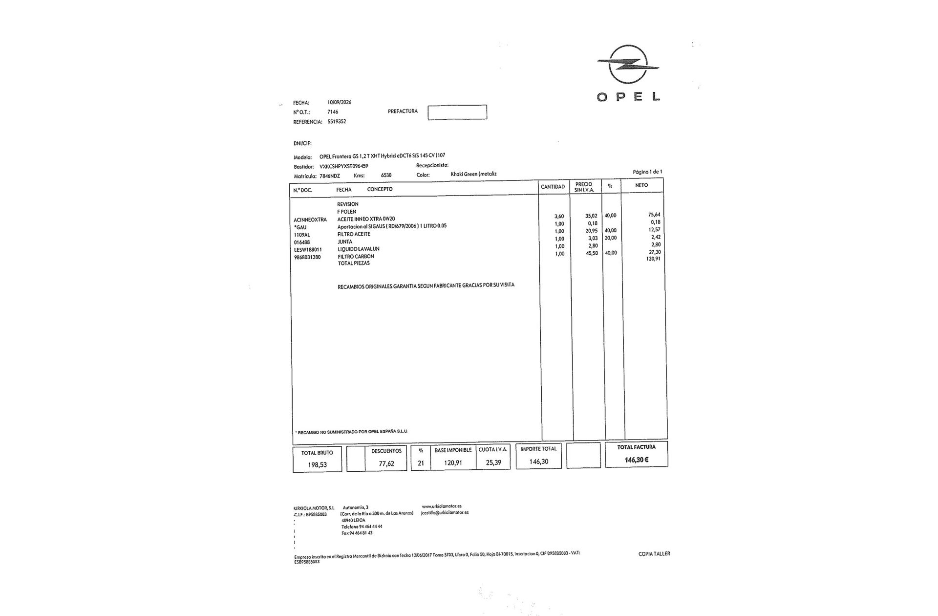 Opel Frontera 1.2T XHT Hybrid eDCT6 GS - foto 24