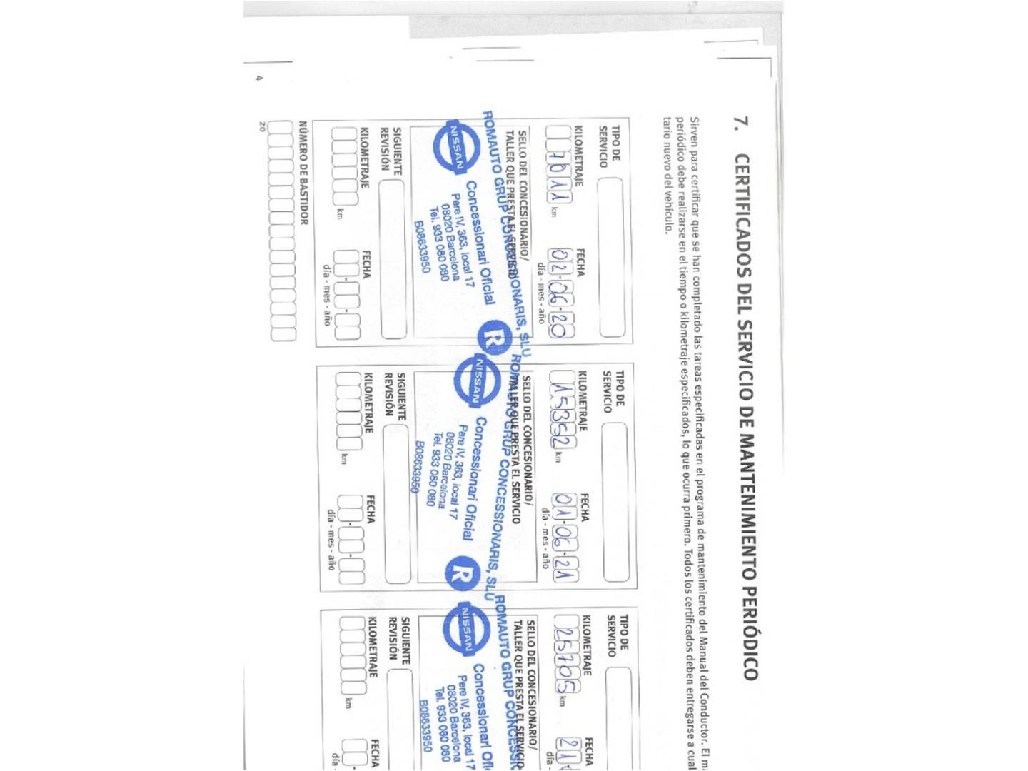Foto del mantenimiento del Nissan Micra Nissan Micra DIG-T 117 N-Connecta (117 CV)
