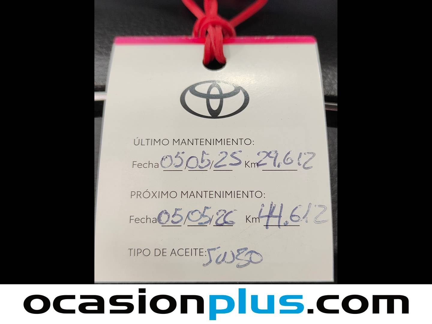 Foto del mantenimiento del Toyota Corolla Toyota Corolla 200H Touring Sport Style Edition (196 CV)