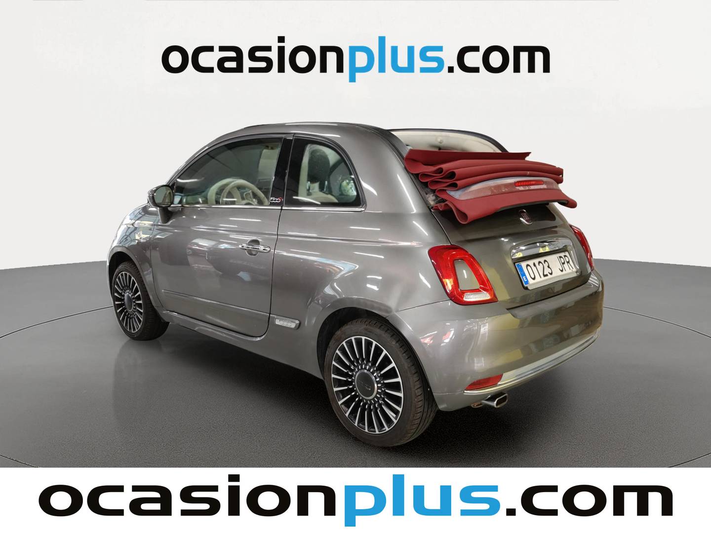 Foto trasera Fiat 500C Fiat 500C 1.2 8v Cabrio Lounge (69 CV) derecha