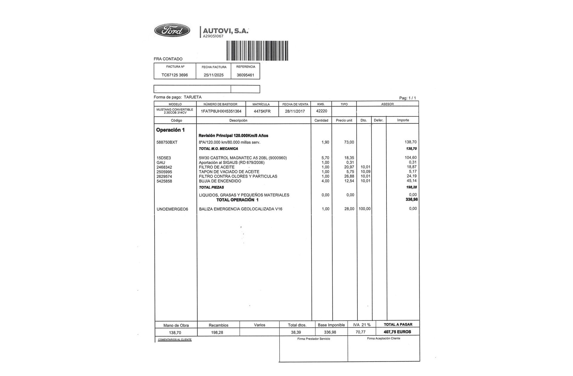 Ford Mustang 2.3 EcoBoost Convertible Mustang - foto 28