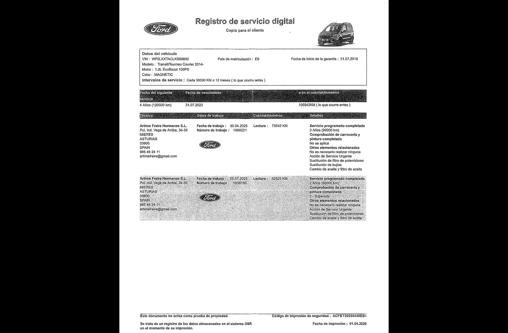 Ford Tourneo Courier 1.0 EcoBoost Sport - foto 20