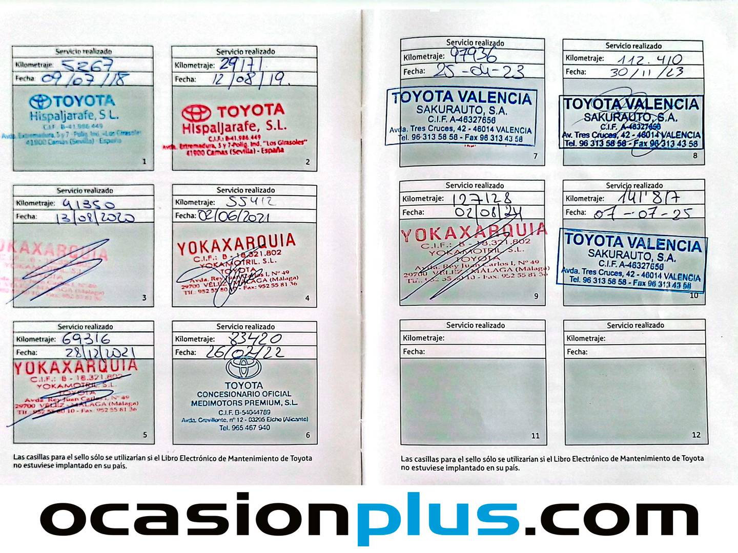 Foto del mantenimiento del Toyota Rav4 Toyota Rav4 2.5l hybrid Advance 2WD (197 CV)