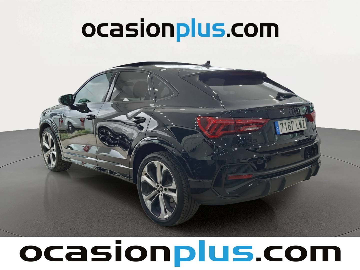 Foto trasera Audi Q3 Sportback Audi Q3 Sportback Black line 35 TDI (150 CV) S tronic Pack S-Line izquierda
