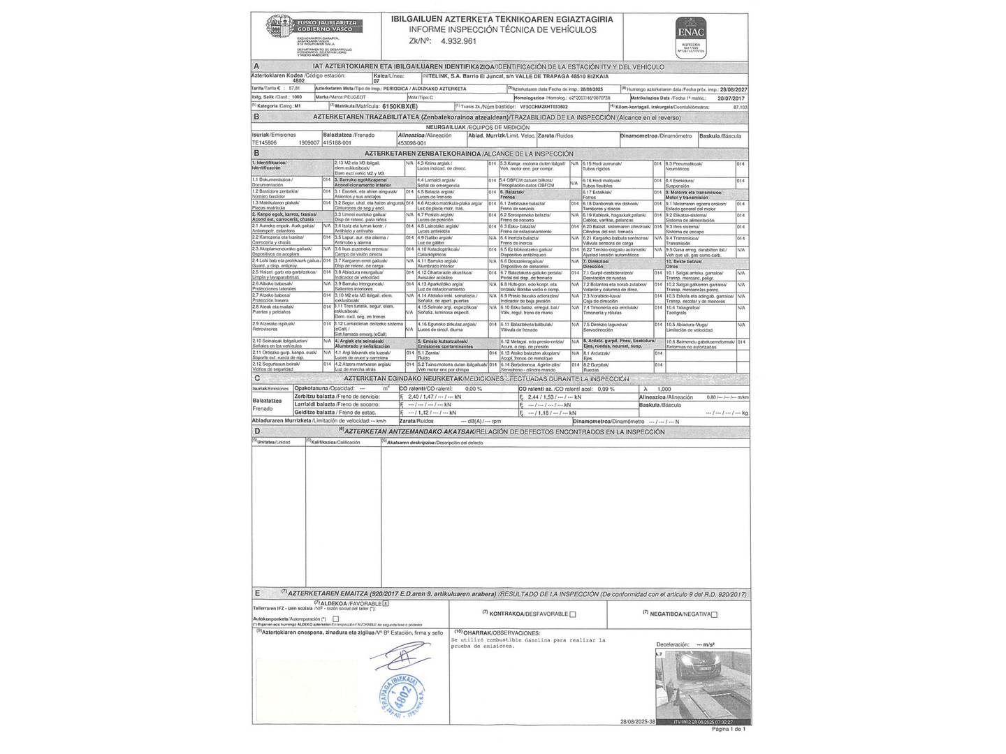 Peugeot 208 Peugeot 208 PureTech 82 Style (82 CV) de segunda mano
