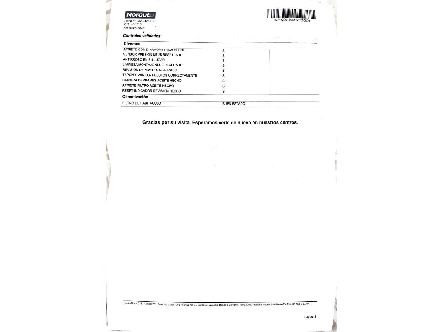 Foto del mantenimiento del Ford Grand C-Max Ford Grand C-Max 1.5 TDCI Titanium (120 CV)