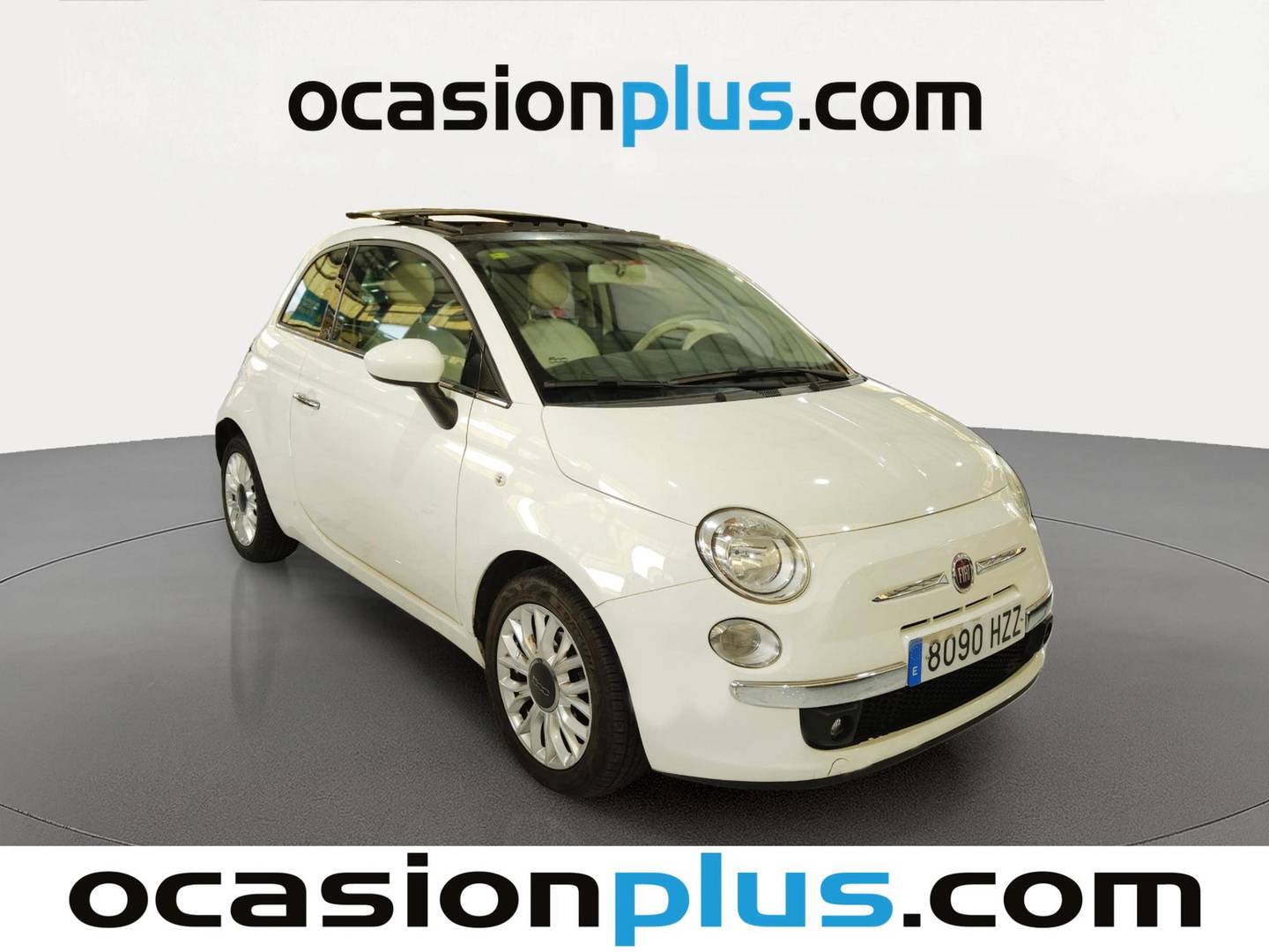 Foto delantera Fiat 500 Fiat 500 1.2 8v Lounge (69 CV) derecha