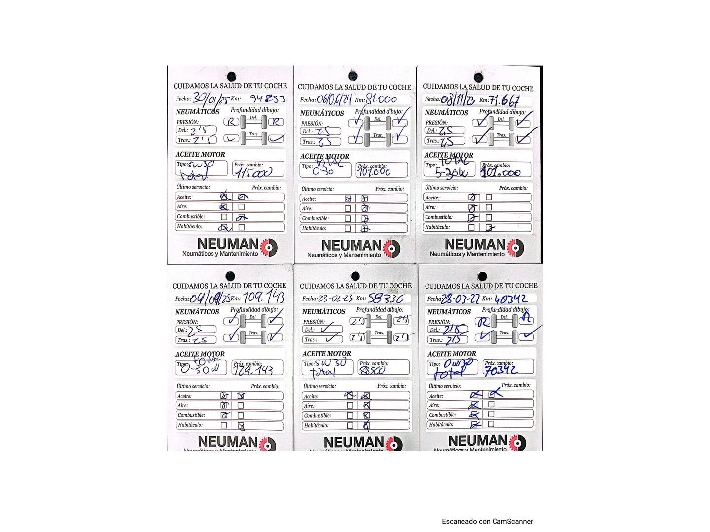 Foto del mantenimiento del Citroën C5 Aircross Citroen C5 Aircross BlueHdi 130 S&S Feel EAT8 (131 CV)