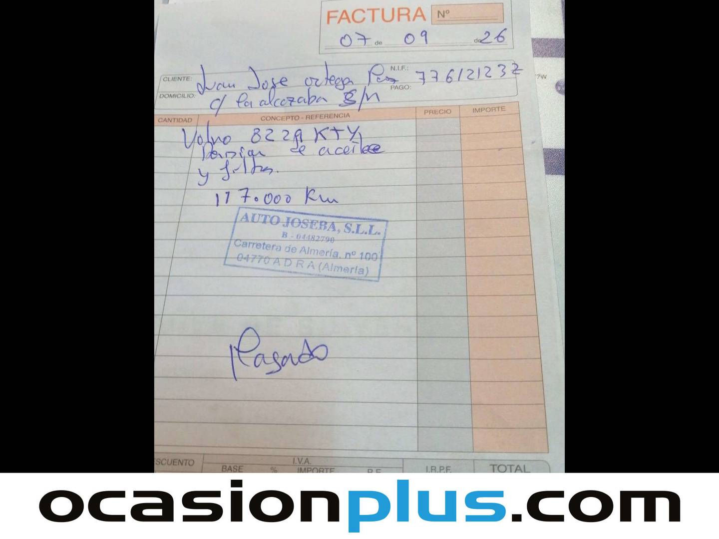 Foto del mantenimiento del Volvo V40 Cross Country Volvo V40 Cross Country D2 Plus (120 CV)