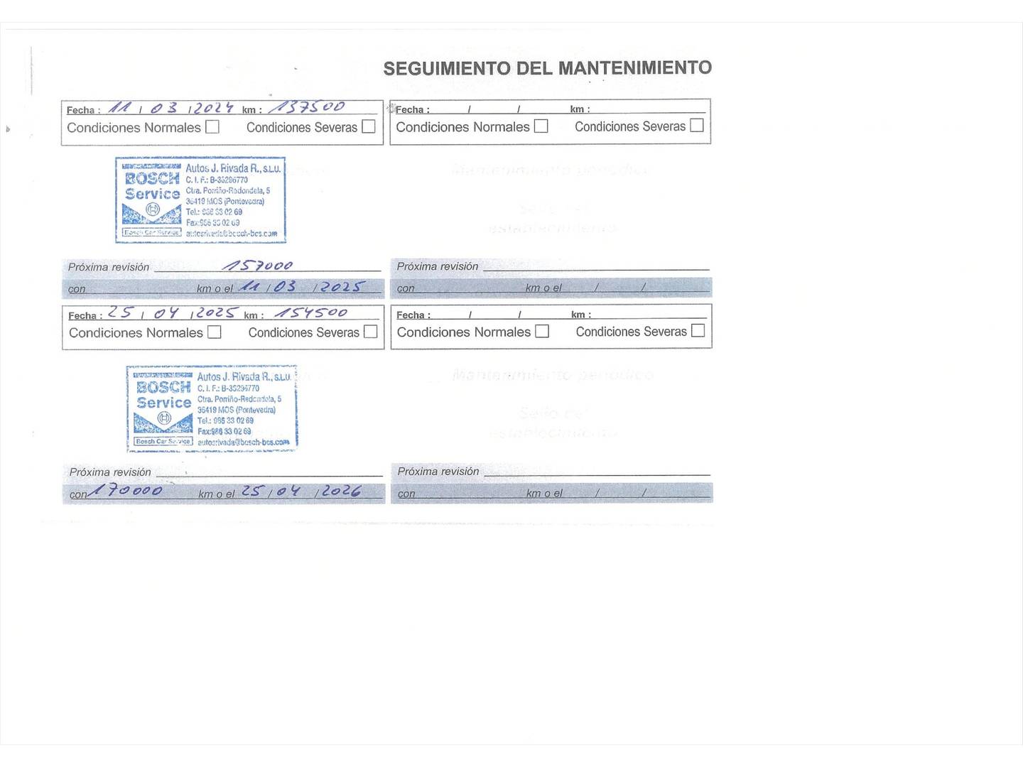 Foto del mantenimiento del Peugeot Partner Peugeot Partner Tepee Tepee Combi 1.6 BlueHDI Outdoor BlueHDi (120 CV)