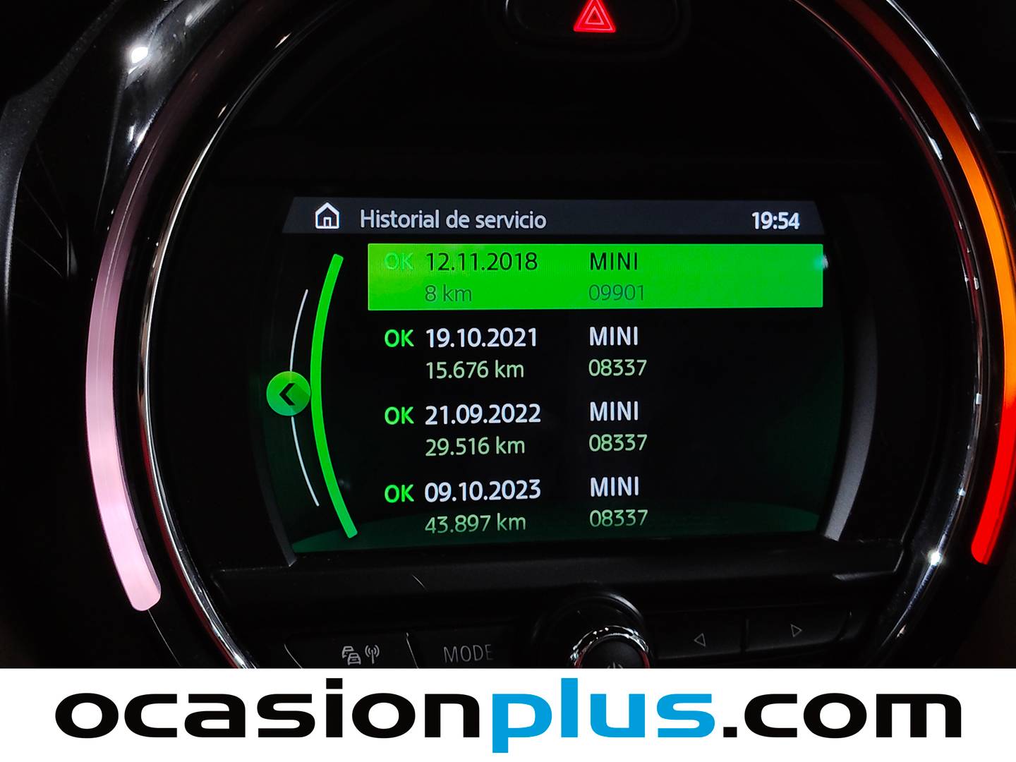 Foto del mantenimiento del Mini MINI Mini MINI Cooper 5 Puertas (136 CV)