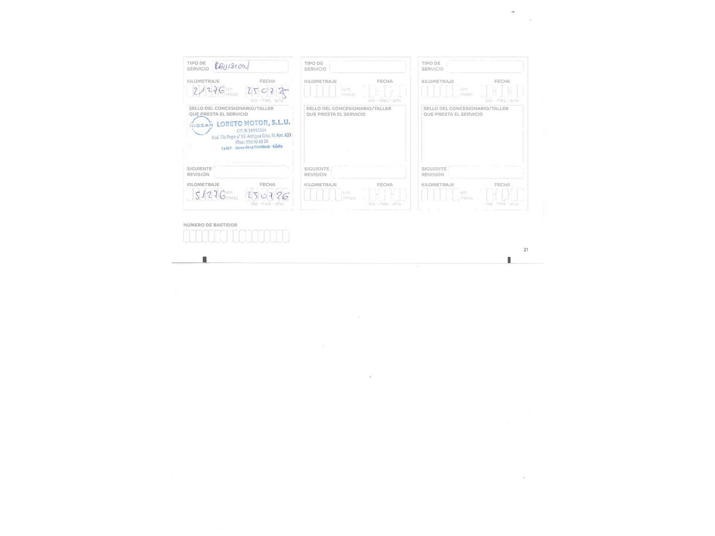 Foto del mantenimiento del Nissan LEAF Nissan Leaf 40kWh Acenta (150 CV)