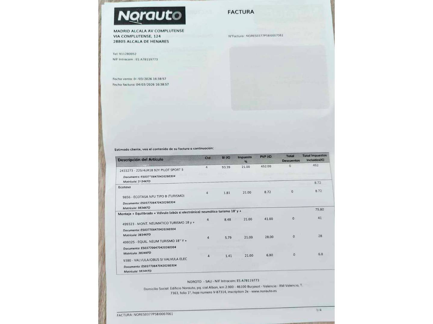 Foto del mantenimiento del Mercedes CLA Mercedes-Benz CLA 200 d (136 CV) Pack AMG