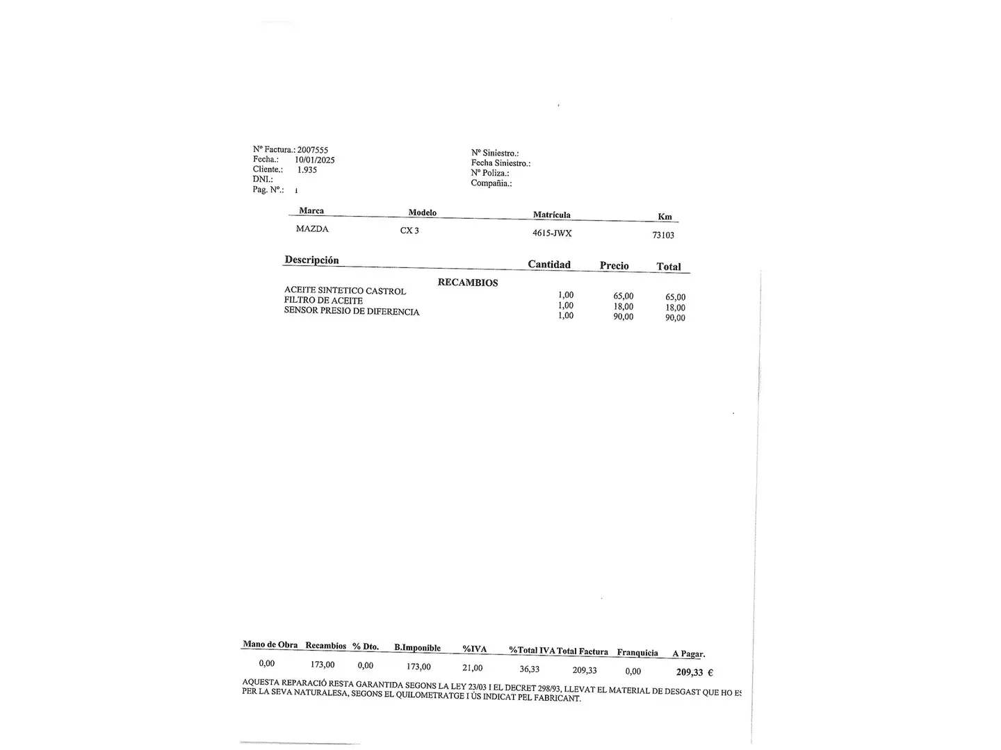 Foto Mazda CX-3 Mazda CX-3 1.5 DE Style+ Navegador 2WD (105 CV)