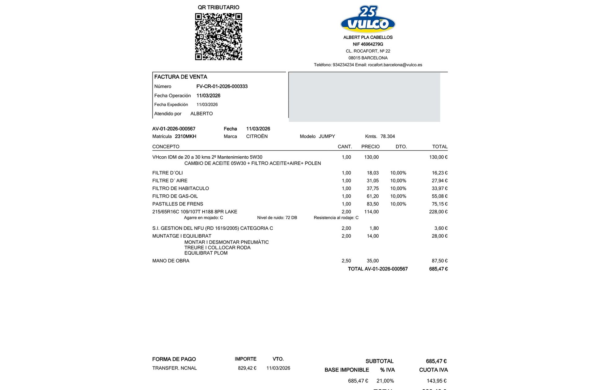 Citroën Jumpy Furgon BlueHDi 100 Talla M - foto 19