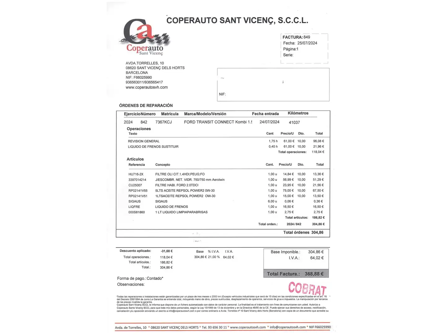 Foto Ford Transit Connect Ford Transit Connect Kombi 1.5 TDCi Trend 230 L2 (120 CV)