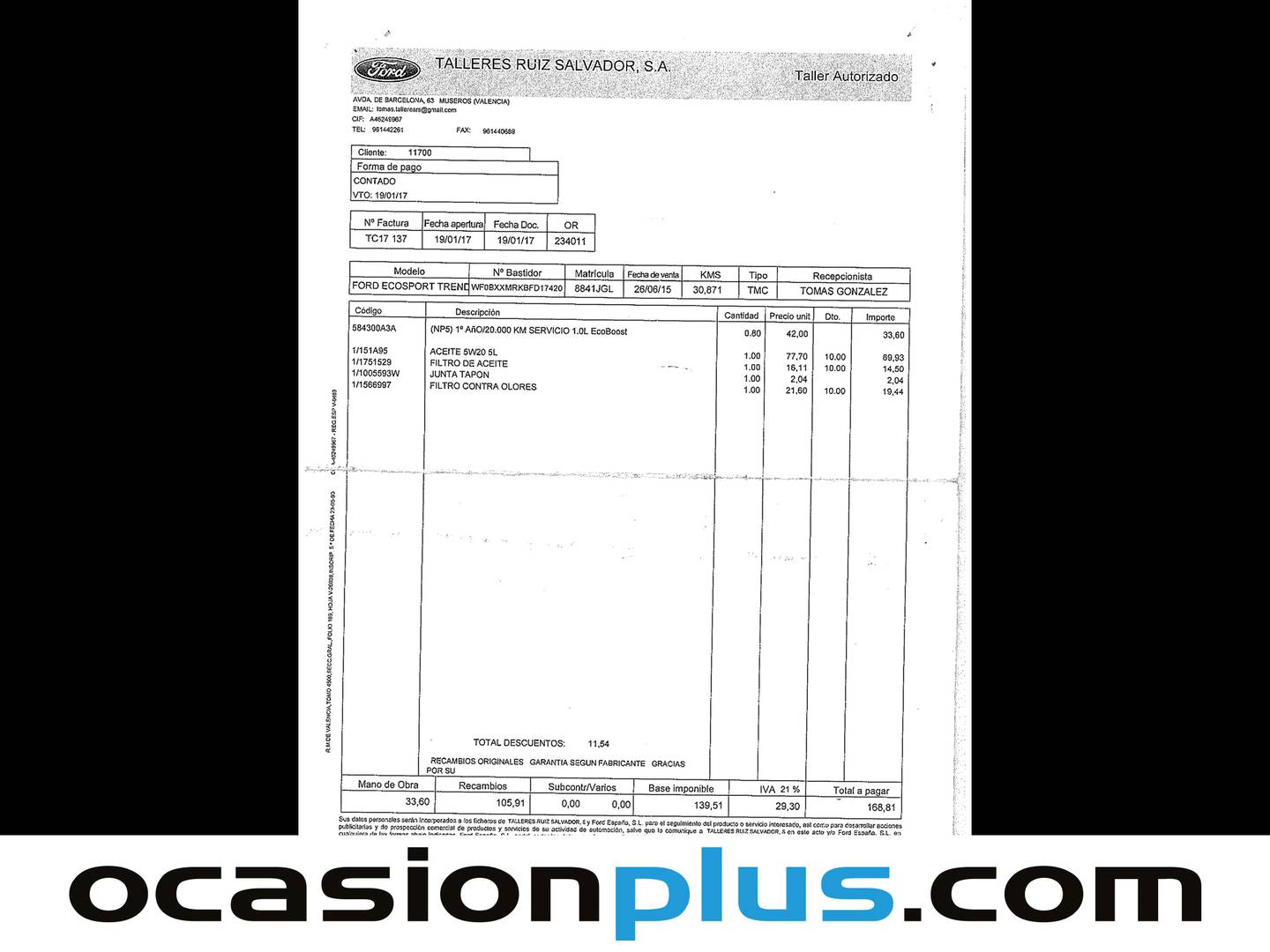 Foto Ford EcoSport Ford EcoSport 1.0 EcoBoost Trend (125 CV)