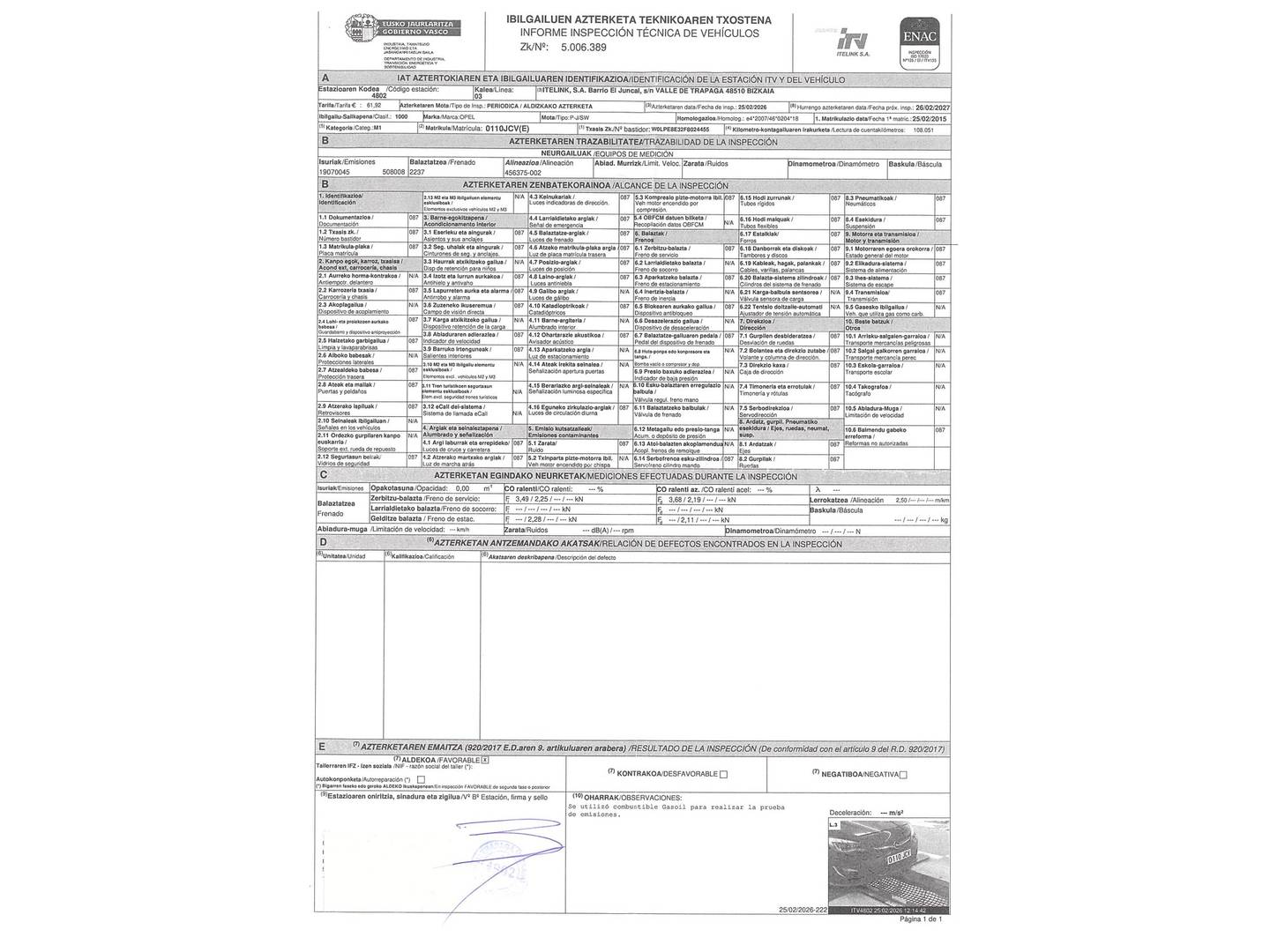 Opel Astra Opel Astra Sports Tourer 1.6 CDTI S&S Excellence (136 CV) de segunda mano