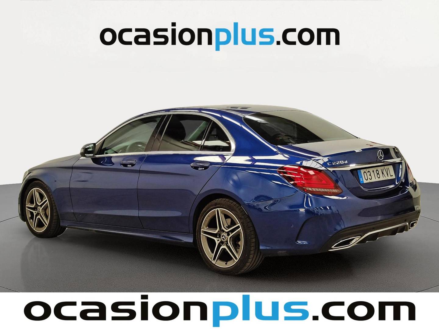 Foto trasera Mercedes Clase C Mercedes Clase C 220 d (194 CV) Pack AMG izquierda