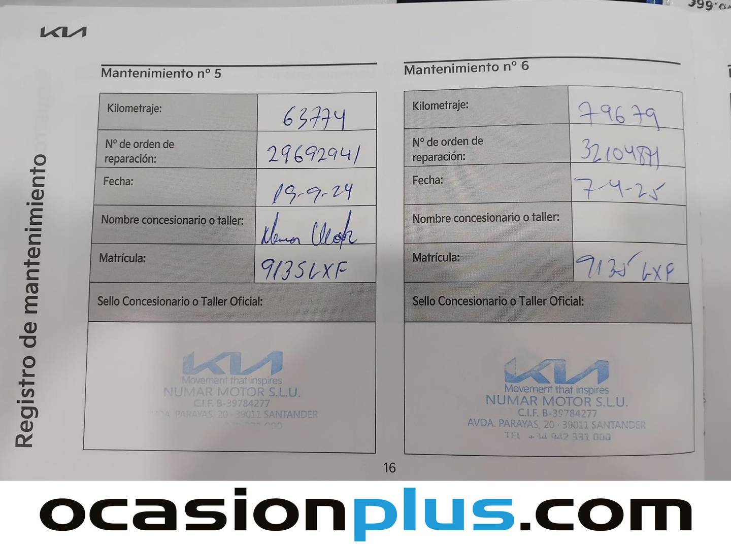 Foto del mantenimiento del KIA XCeed KIA XCeed 1.6 GDi PHEV eDrive (141 CV)