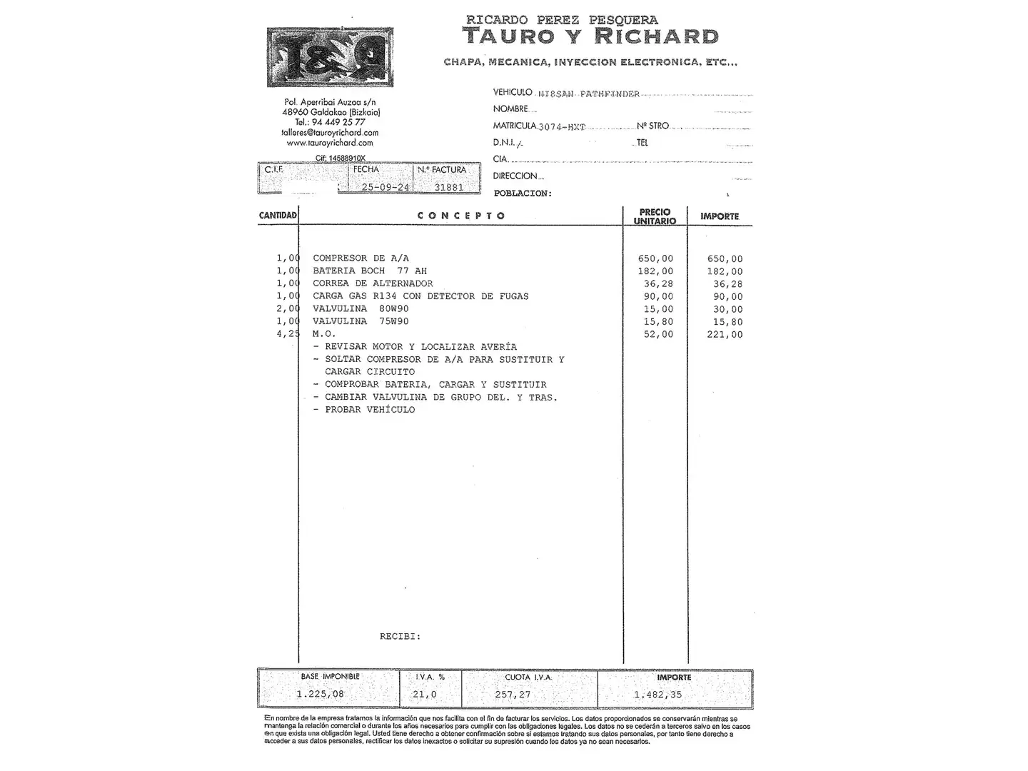 Foto Nissan Pathfinder Nissan Pathfinder 2.5 dCi LE (190 CV) 7 Plazas