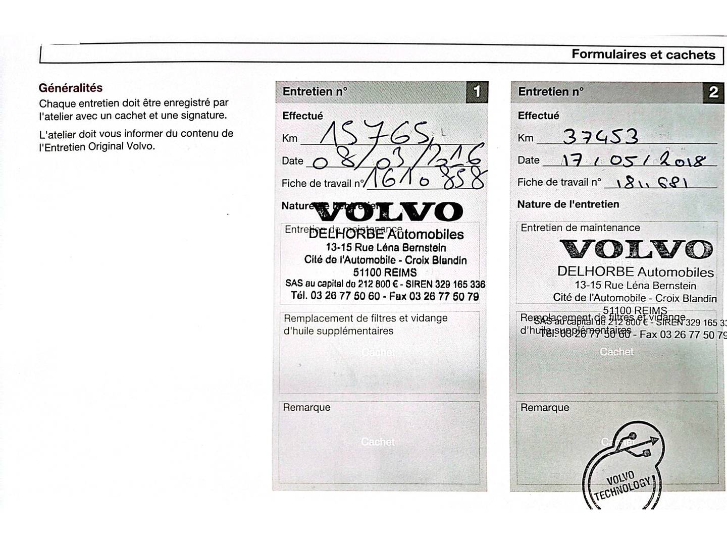 Foto del mantenimiento del Volvo V40 Cross Country Volvo V40 Cross Country D3 Momentum Auto (150 CV)