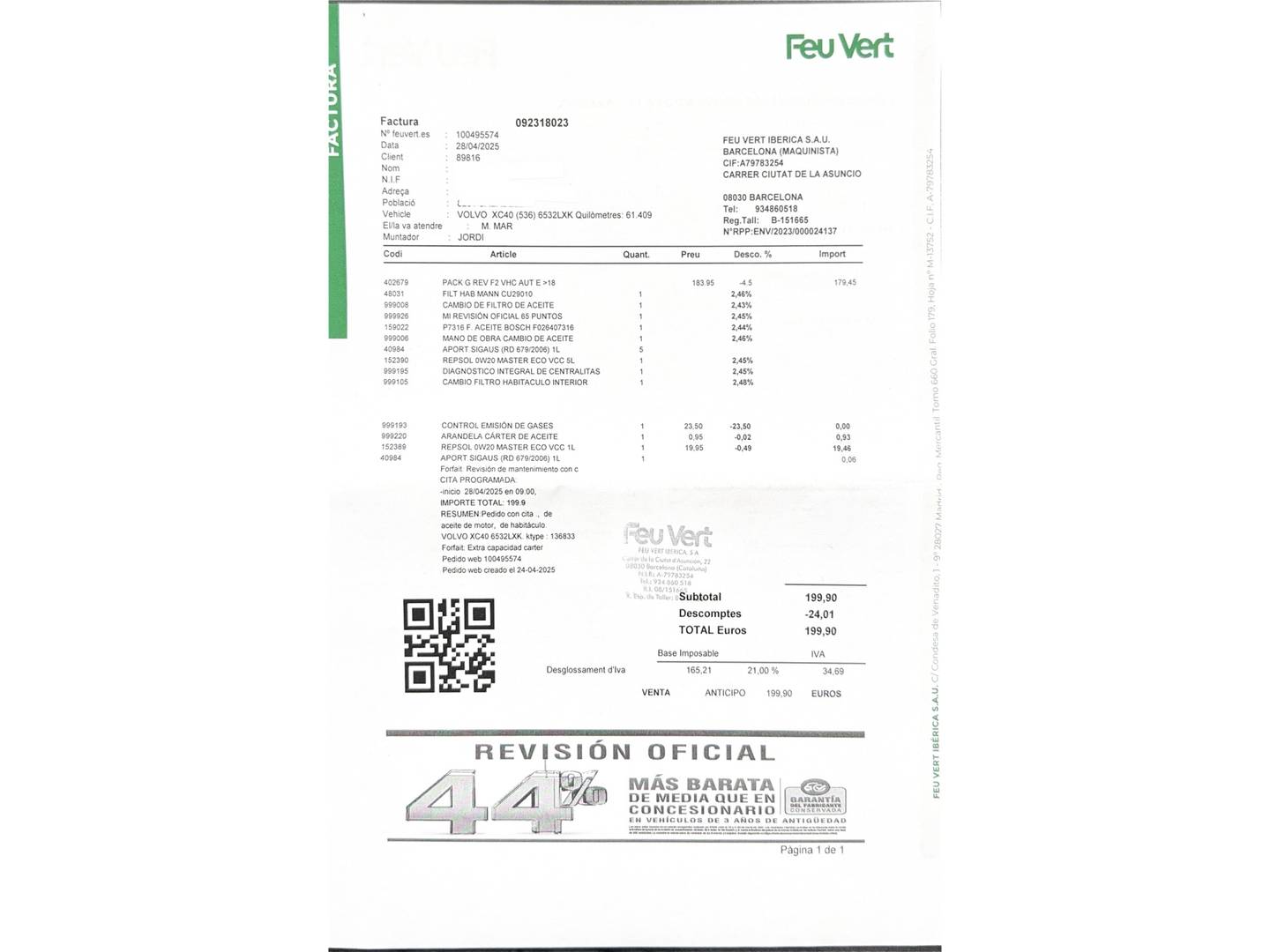 Foto Volvo XC40 Volvo XC40 T2 Essential (129 CV)