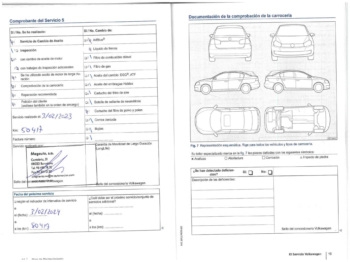 Foto del mantenimiento del Volkswagen Golf Volkswagen Golf Sport 1.6 TDI BMT (105 CV) Pack R-Line