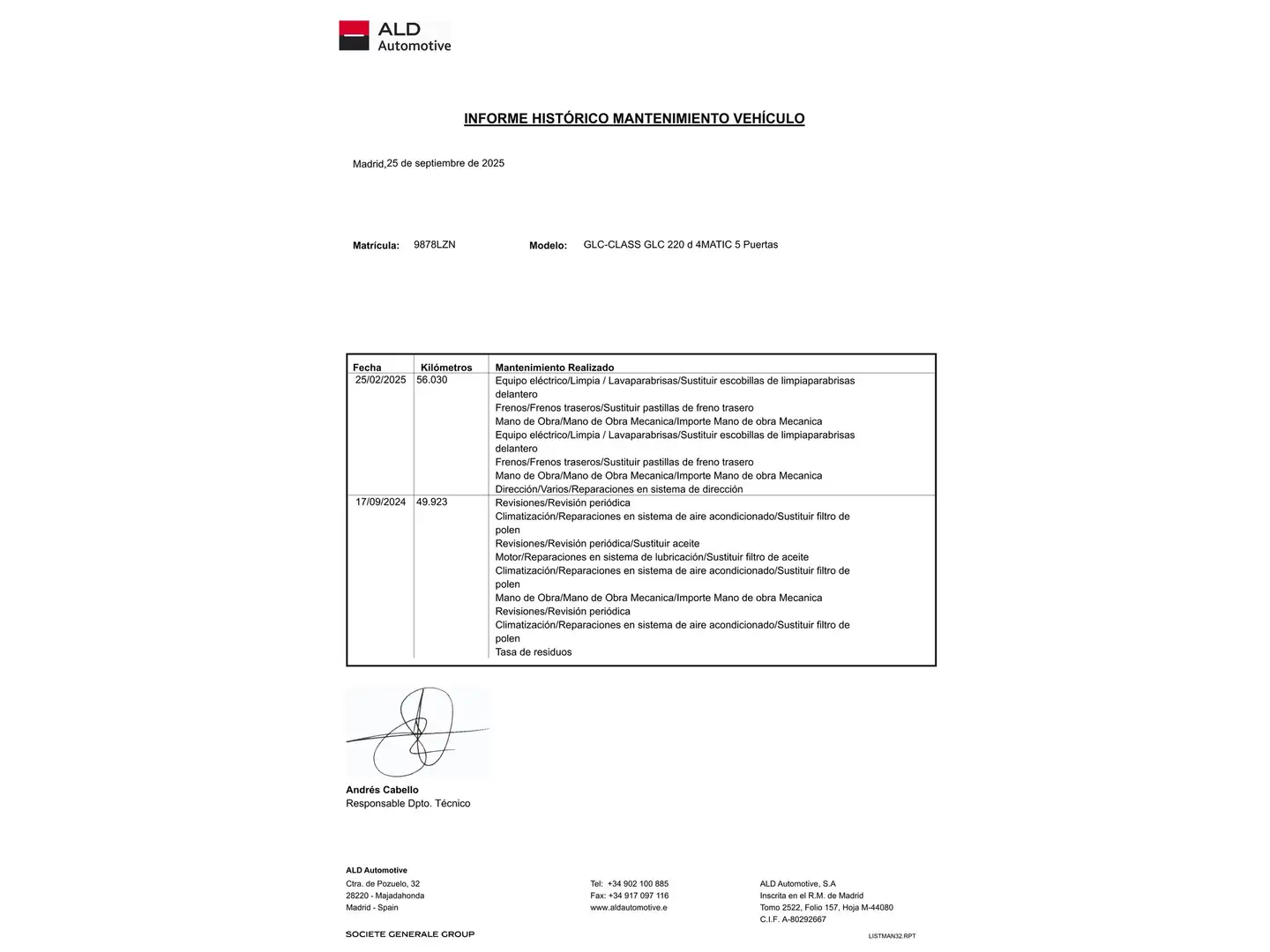 Mantenimiento