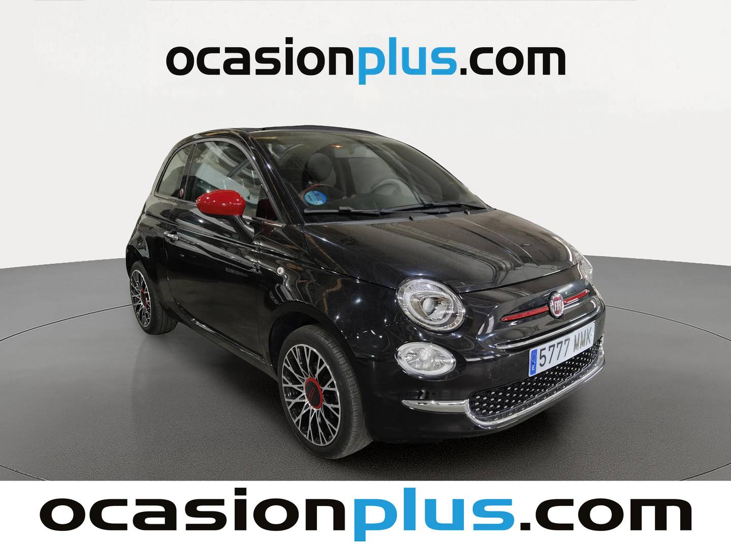 Foto delantera Fiat 500C Fiat 500C 1.0 Hybrid Red (70 CV) derecha