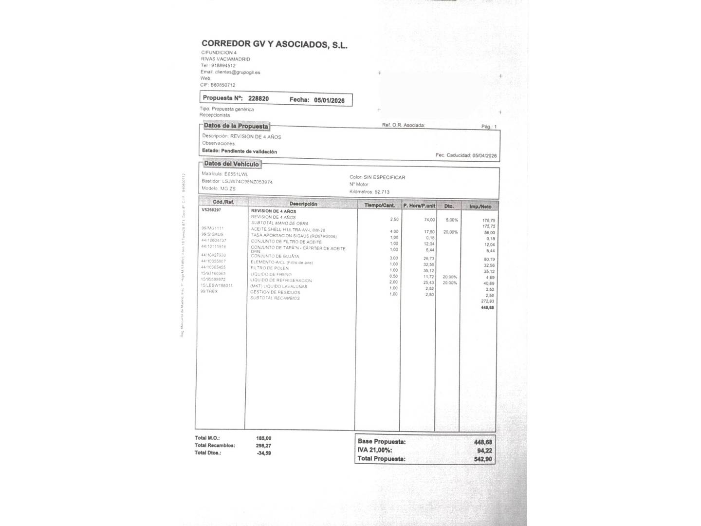Foto MG ZS MG ZS 1.0T Luxury (111 CV)