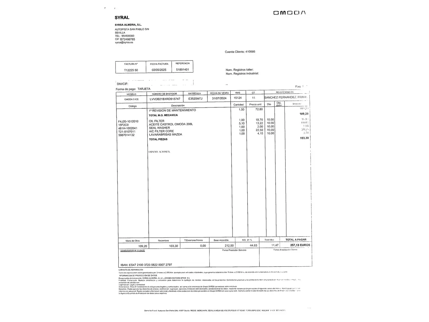 Foto OMODA 5 Omoda 5 1.6 T-GDI Premium DCT  (185 CV)