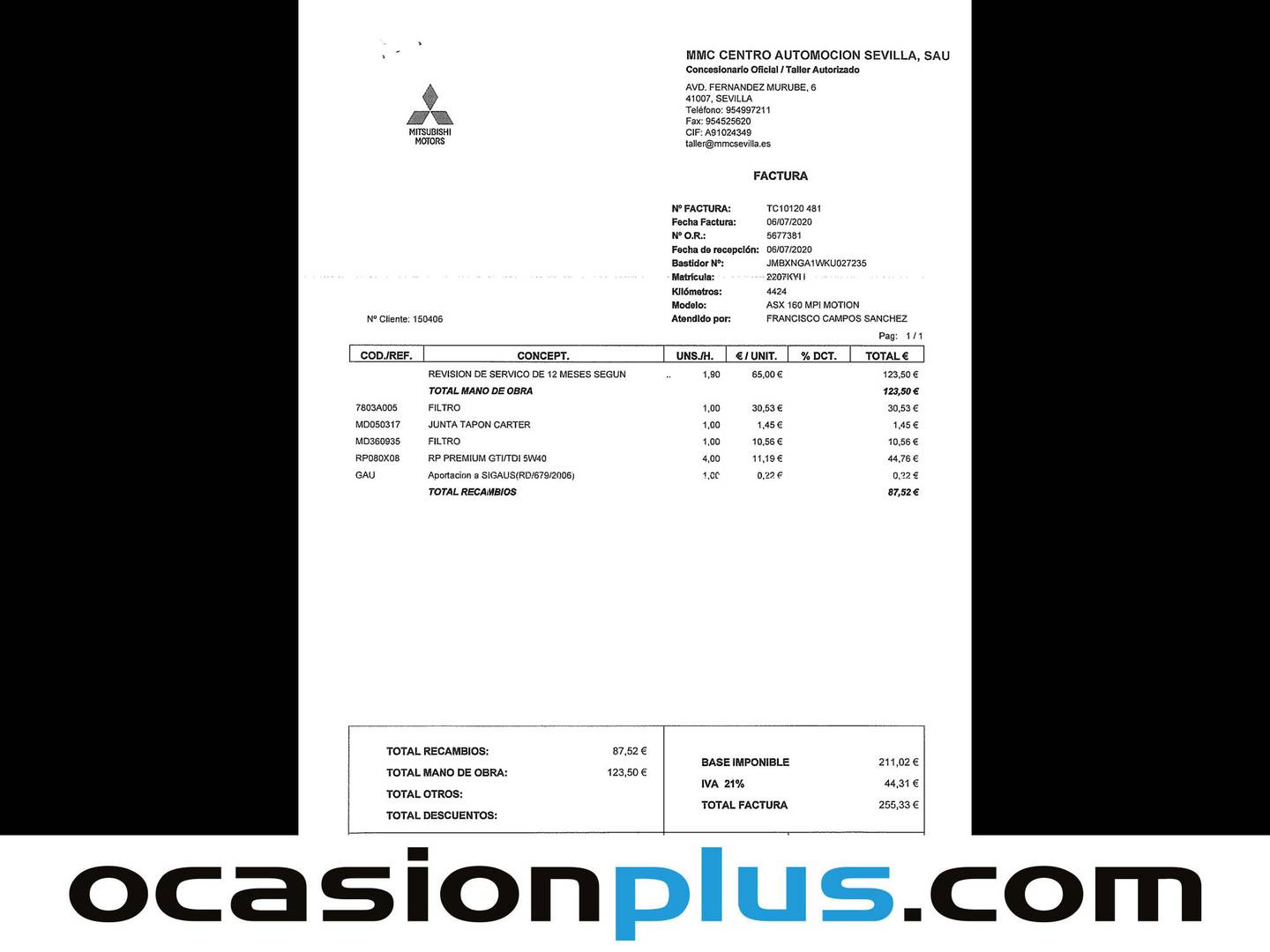 Mitsubishi ASX Mitsubishi ASX 160 MPI Motion (117 CV) km 0