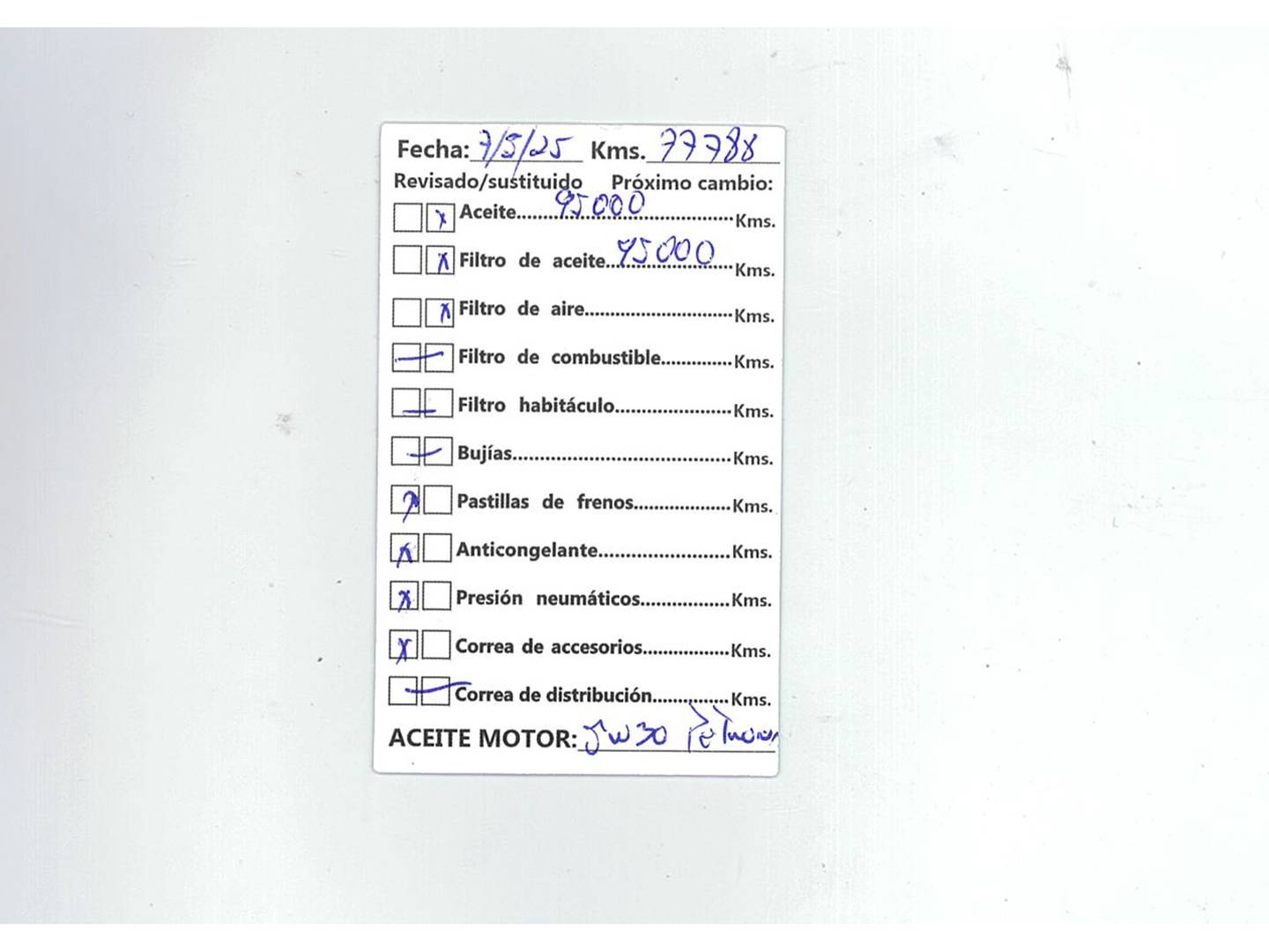 Foto del mantenimiento del Suzuki SX4 S-Cross Suzuki S-Cross 1.4 DITC GLX Auto (140 CV)