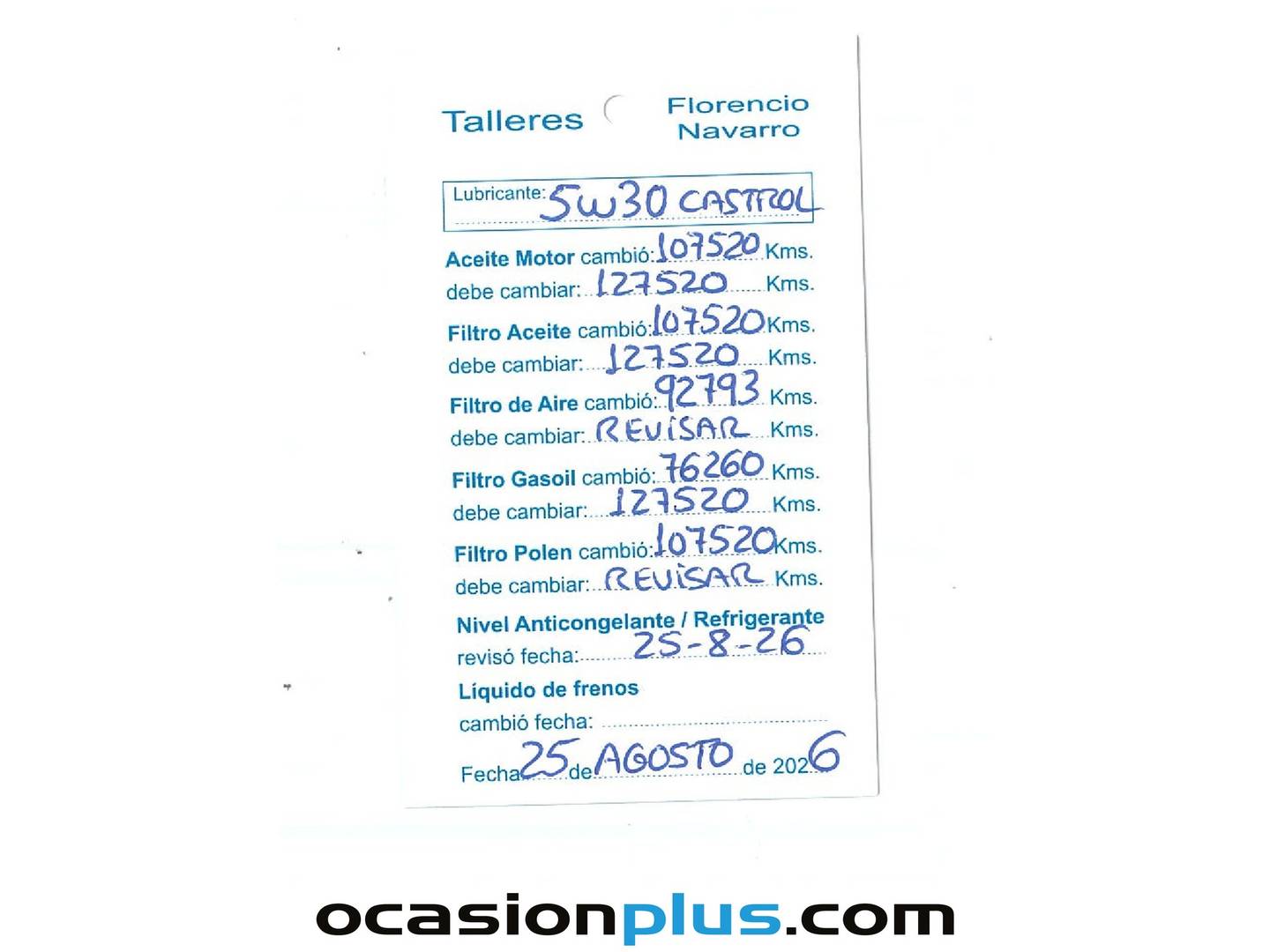 Foto del mantenimiento del Renault Kadjar Renault Kadjar Zen Blue dCi (150 CV) 4x2