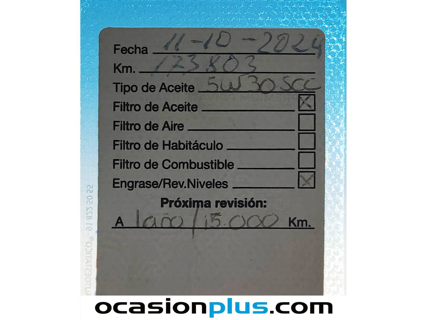 Foto del mantenimiento del KIA Sportage KIA Sportage 1.7 CRDI VGT Concept 4x2 (115 CV)