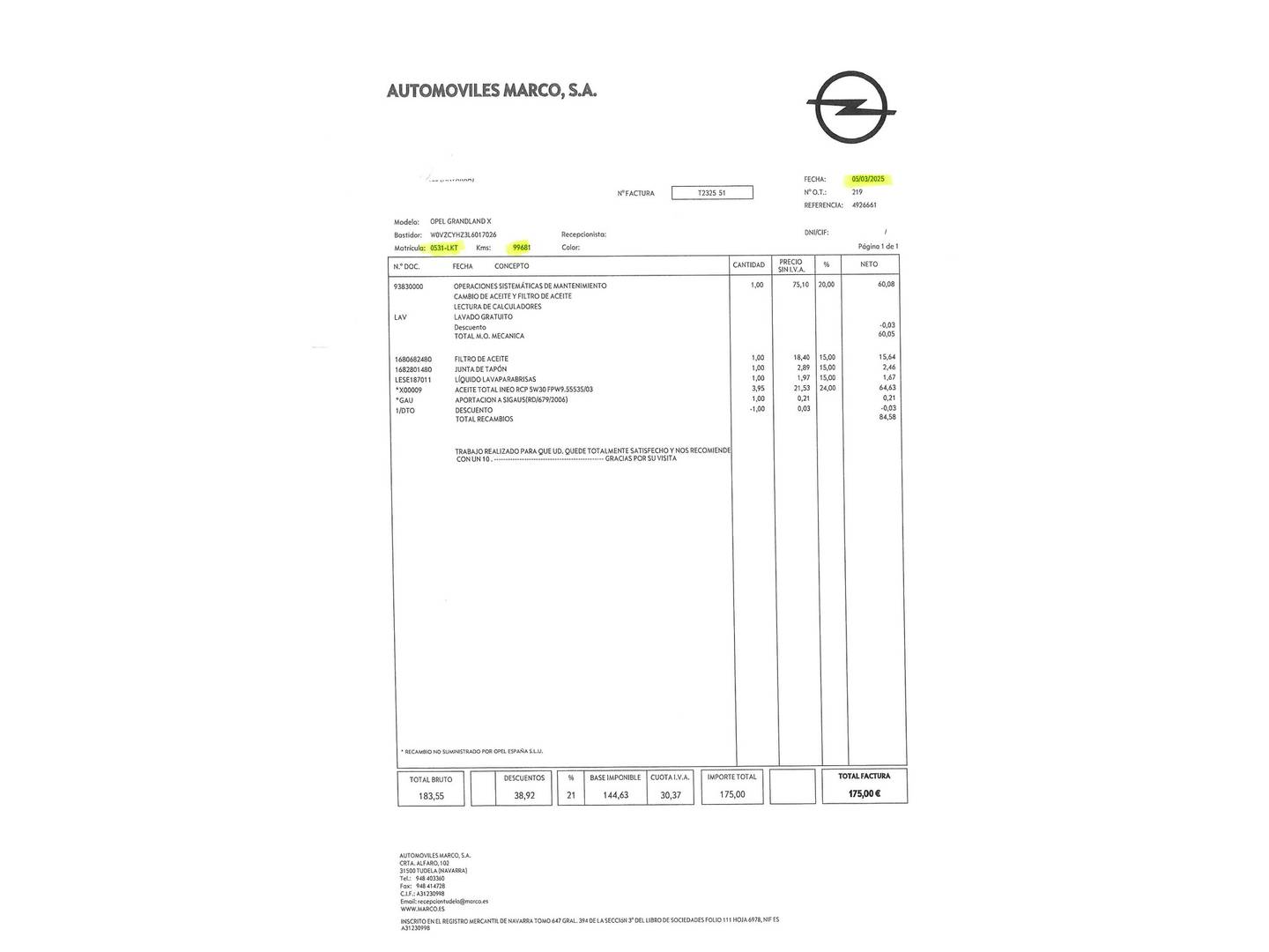 Foto Opel Grandland X Opel Grandland X 1.5 CDTi Ultimate Auto (130 CV)