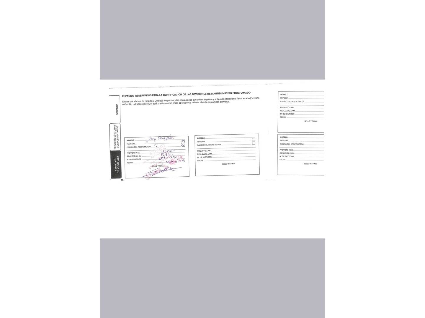 Foto del mantenimiento del Jeep Renegade Jeep Renegade 1.0G Sport 4x2 (120 CV)