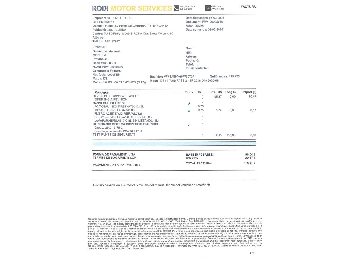 Foto DS DS 3 DS DS3 1.6 BlueHDi S&S Performance Line (99 CV)