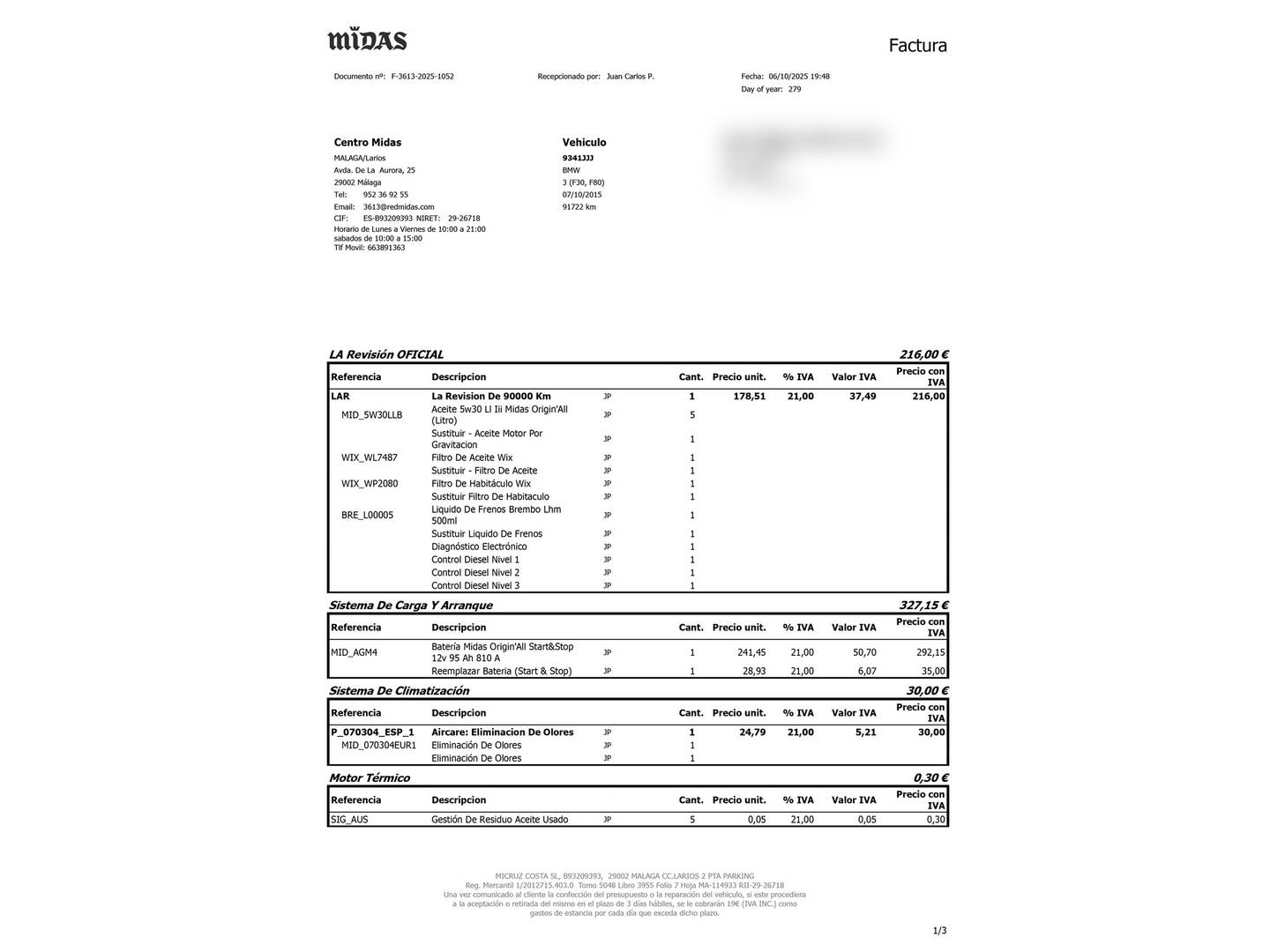 Foto BMW Serie 3 BMW Serie 3 316d  (116 CV)