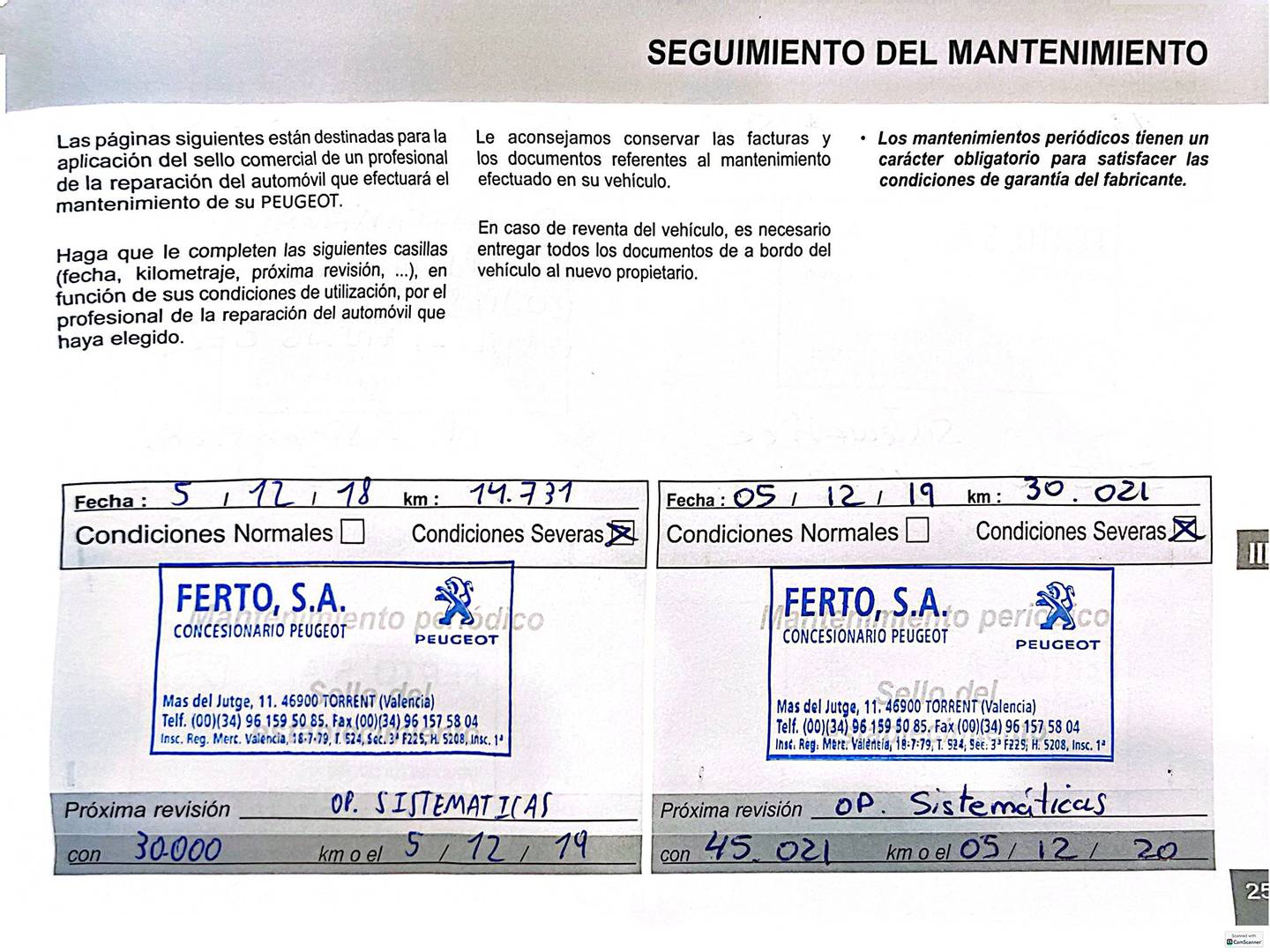 Foto del mantenimiento del Peugeot 2008 Peugeot 2008 PureTech 110 S&S Allure EAT6 (110 CV)