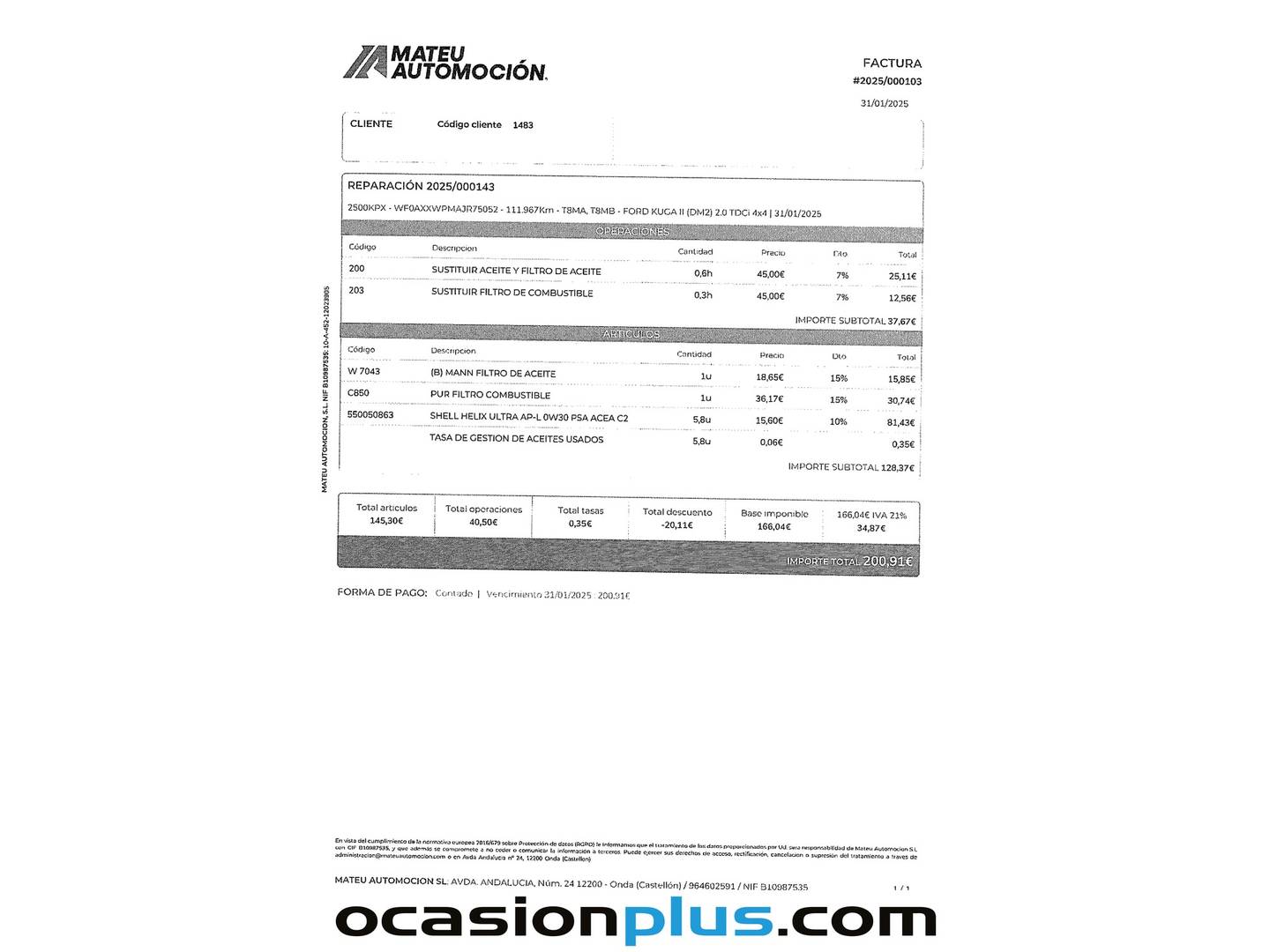 Foto Ford Kuga Ford Kuga 2.0 TDCI Titanium 4x4 Powershift (180 CV)